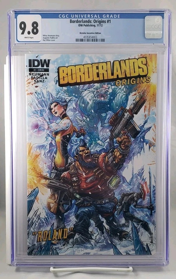 IDW Borderlands Origins CGC Set #1-4 PLUS #1-4 Cover A & #1 Fall of Fyrestone - Image 2 of 4
