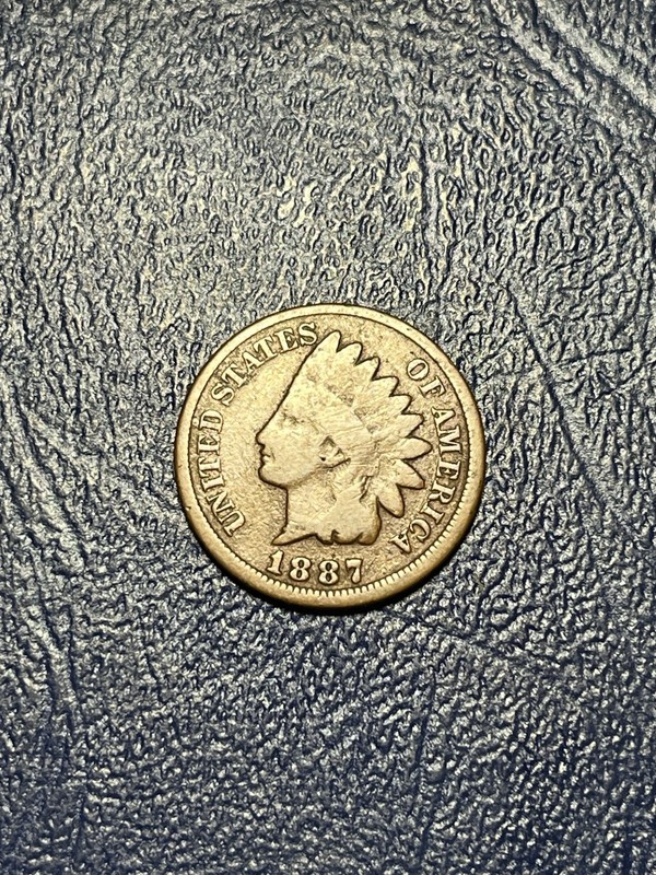 1887 INDIAN HEAD CENT