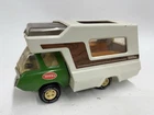 1970s Metal TONKA Camper RV Motor Home #530 Truck Green & White 11" Long