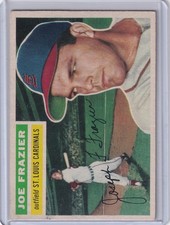 1956 Topps #141 Joe Frazier - St. Louis Cardinals