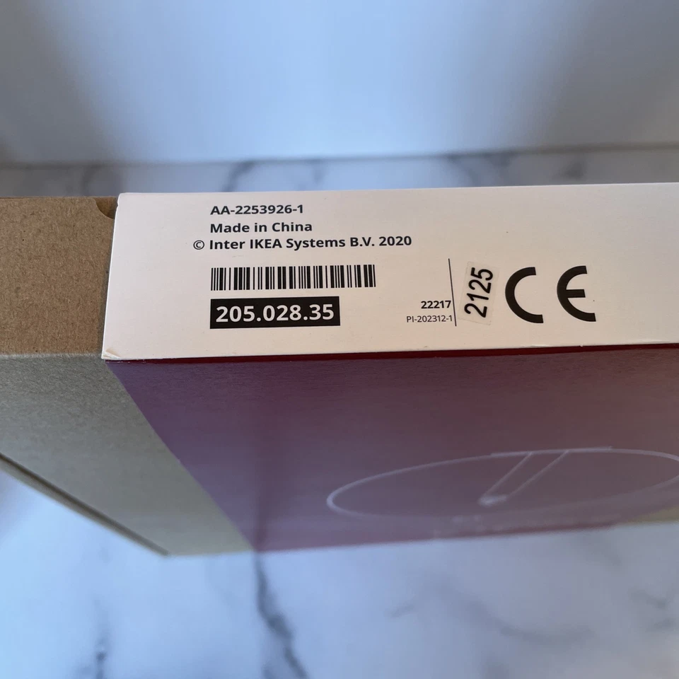 Vela a batería colgante o de mesa Ikea STRALA 205.028.35 en anillo de metal negro Foto 2 de 4