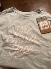 The North Face Girls Graphic Long Sleeve T Shirt Small S 7/8 Blue