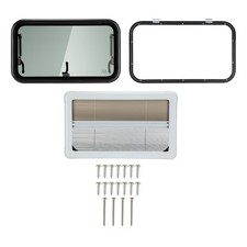 700*450 mm RV Cassette Hinged Windows for Motorhome Window Tempered Glass Hinged