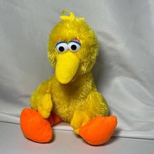 Sesame Street Big Bird Plush Stuffed Animal Yellow Orange 2018 Collectible