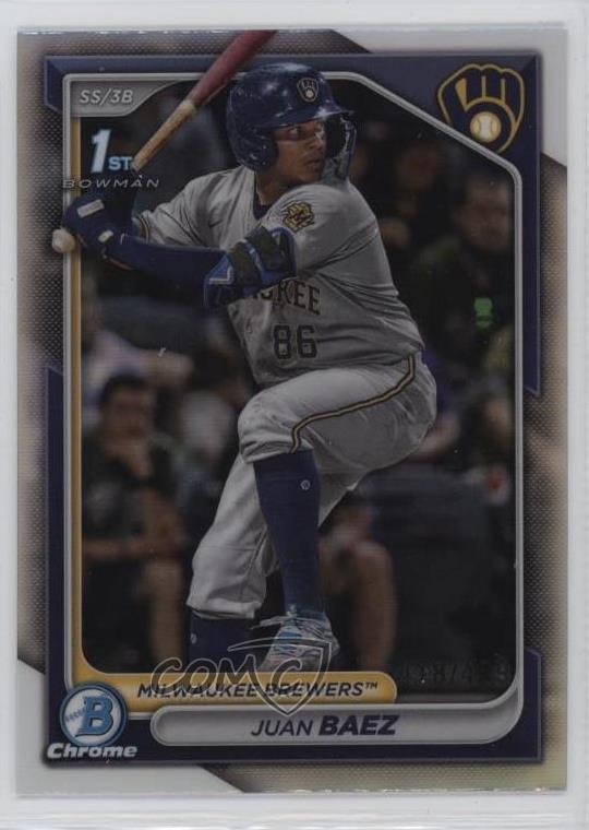 2024 Bowman Chrome Prospects Refractor /499 Juan Baez #BCP-160 01nw