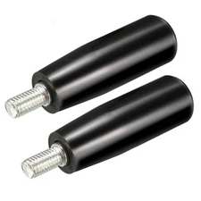 2Pcs Revolving Handwheel Machine Handle M8 Male Threaded Stem for Milling