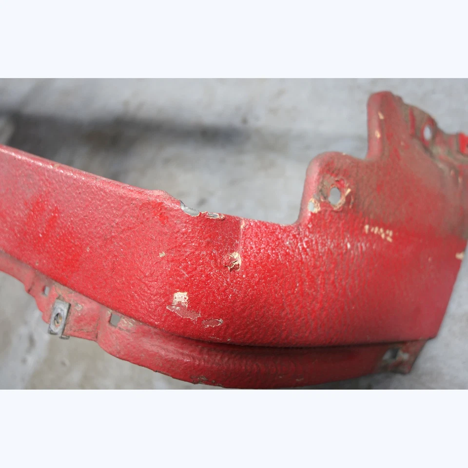 1986-1987 1990 BMW E30 3-Series Early Front Lower Bumper Valance Panel Red OEM — 第 4/4 张图片