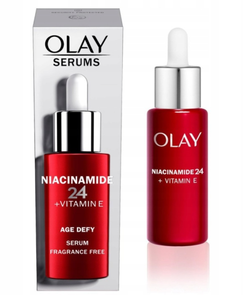 Olay Serums | Niacinamide 24 + Vitamin E | Age Defy Serum | 40ml | Pack of 2