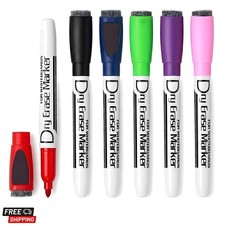 Colored Magnetic Dry Erase Markers Fine Tip, ...