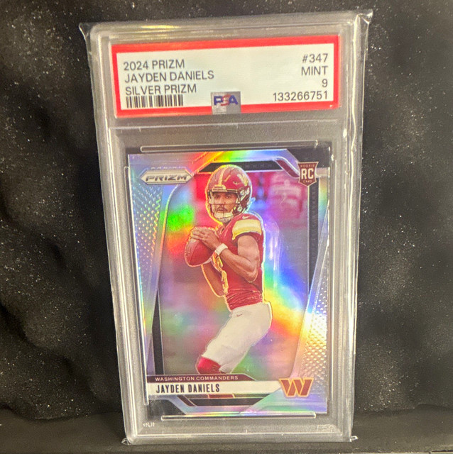 Jayden Daniels 2024 Panini Prizm Silver