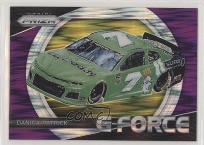 2018 Panini Prizm G-Force Purple Flash Prizm Danica Patrick #75 1ax