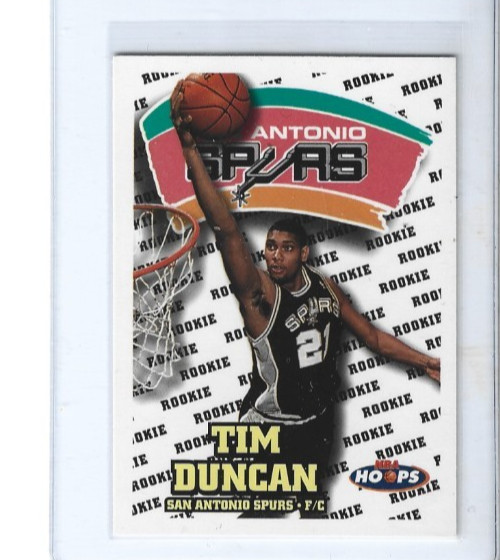 1997-98 Hoops #166 Tim Duncan RC San Antonio Spurs MINT-GEM