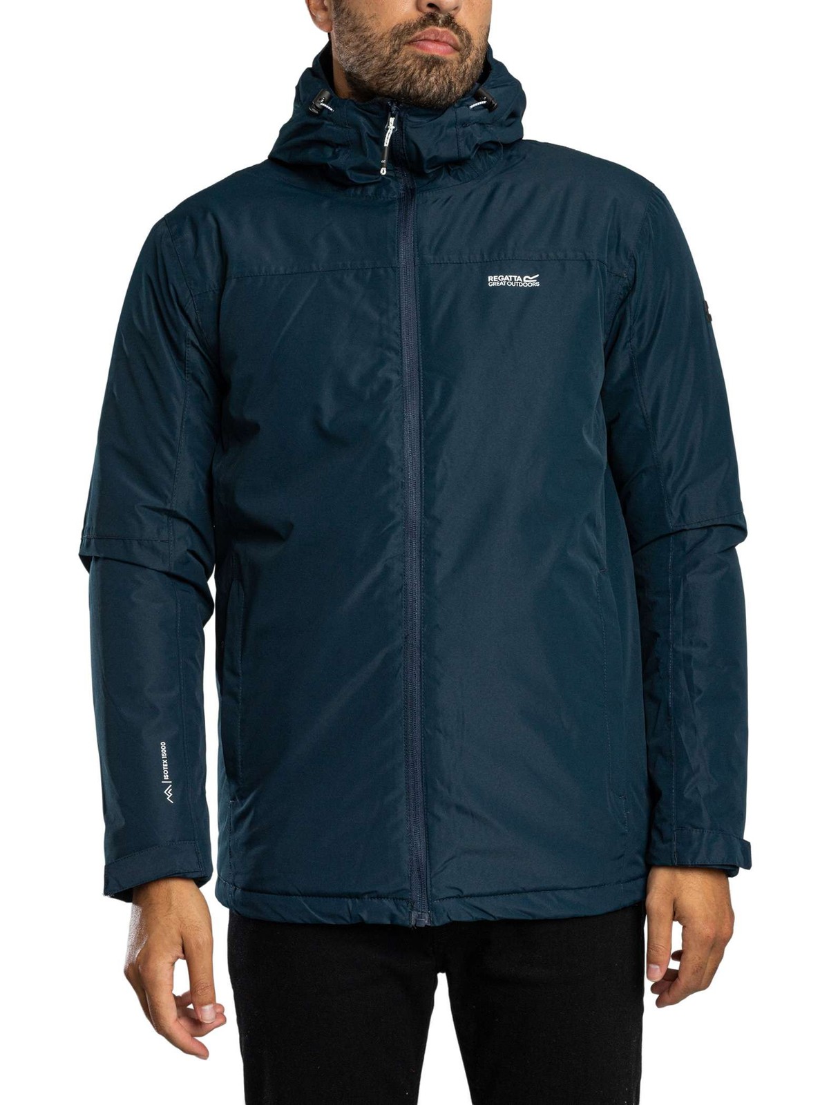 Regatta Mens Thornbridge Waterproof Insulated Jacket - Navy - Image 2