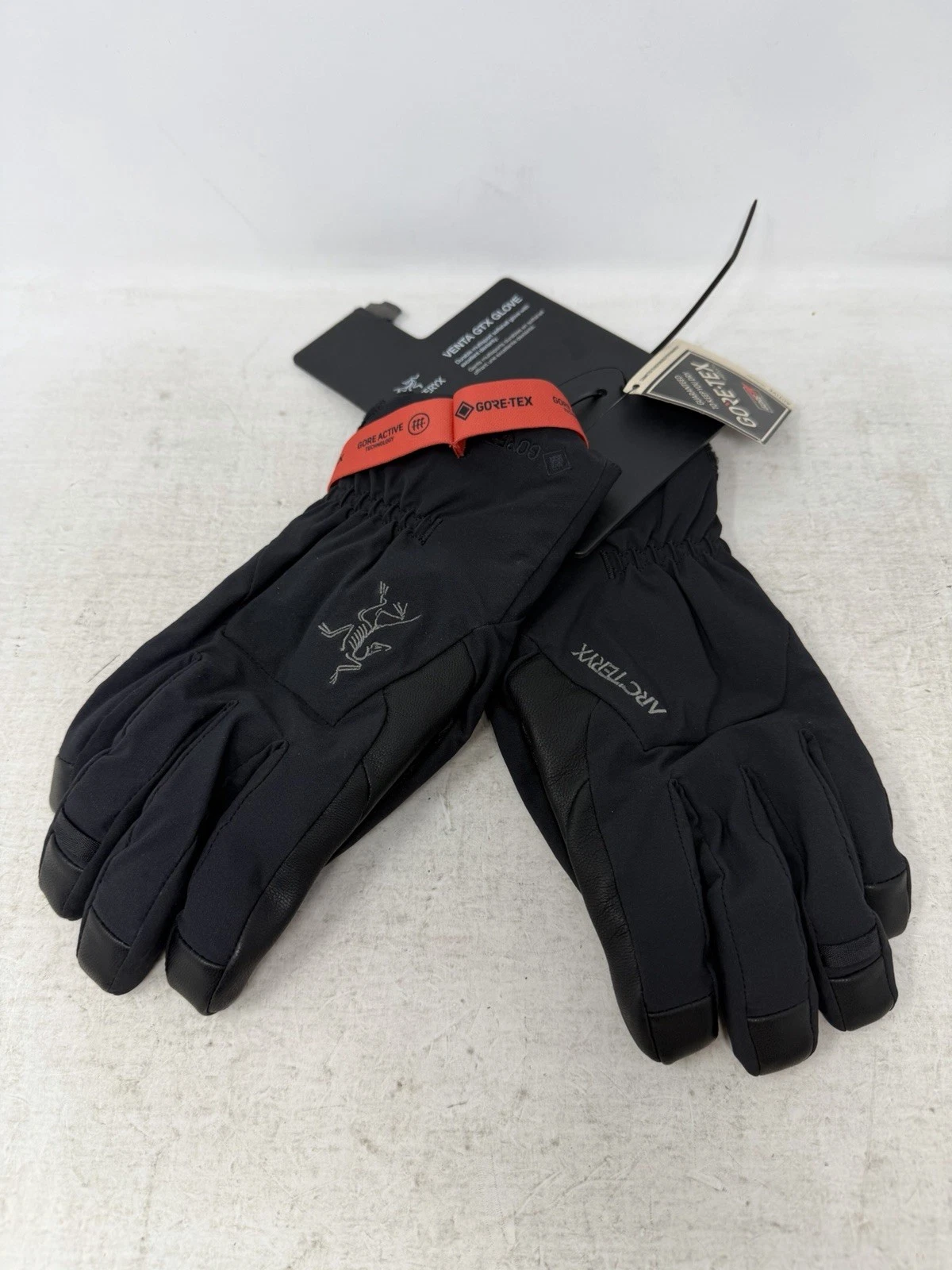 Arc'teryx Venta GTX Glove Black Gore-Tex Softshell Touchscreen Small X000009935