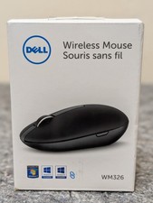 NIB Dell Wireless Mouse WM527 Black 1600 DPI Laser Tracking GGX8M - NEW