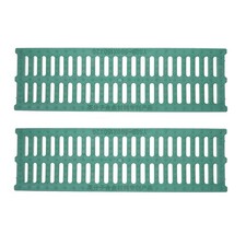 2 Pcs Polymer Plastic Drain Grate Cover For Floor Channel Drainage Kitchen