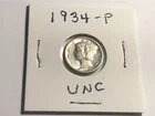 1934 P Mercury Dime Unc BU Condition - SILVER Coin