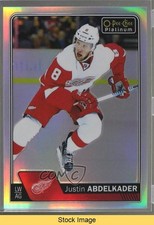 2016-17 O-Pee-Chee Platinum Rainbow Justin Abdelkader #34 READ o1h