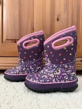 BOGS Classic Rainbow (7/Toddler) Insulated Waterproof Winter Snow Boots (New)
