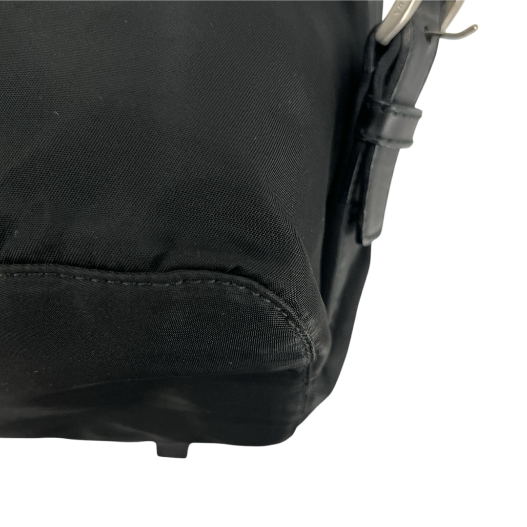 Prada drawstring backpack triangular logo mini ba… - image 7