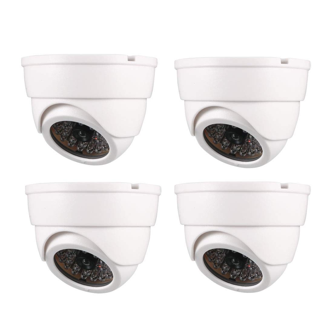uxcell Fake Security Camera Dummy Dome CCTV with Blinking Re