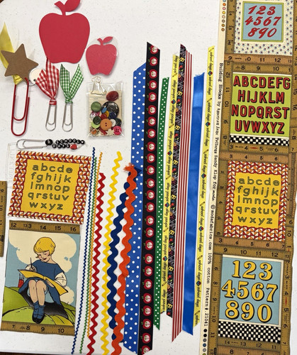 School authentic vintage/ antique Mixed Lot Ephemera junk journal 150 plus items