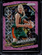 2025 Panini WNBA Prizm Lauren Jackson Pink Velocity #/79 Storm