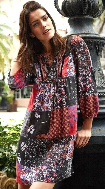ANTHROPOLOGIE Dress Patchwork Practical Magic One… - image 2