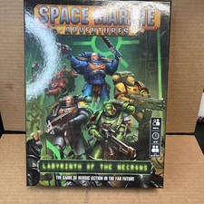 Space Marine Adventures Labyrinth of the Necrons Board Game COMPLETE EUC