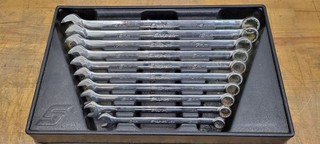 Snap On 10 piece Metric Combination Wrench Set OEXLM USED