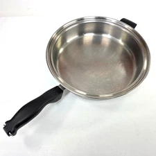 CUTCO 11" Skillet Frying Pan 5 Ply Aluminum Core 3 qt NO LID USA