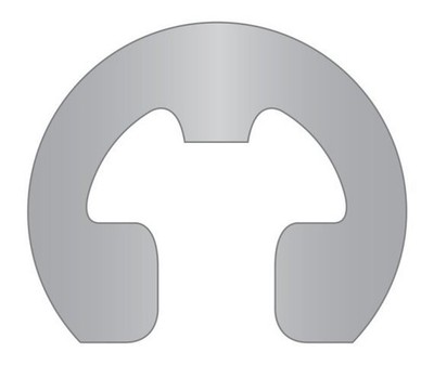 E-Clip Reinforced Retaining Ring Clip 7/32 SS PL (75 Pieces)