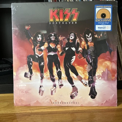 KISS - DESTROYER RESURRECTED LTD EDITION USA ORANGE VINYL LP, SEALED