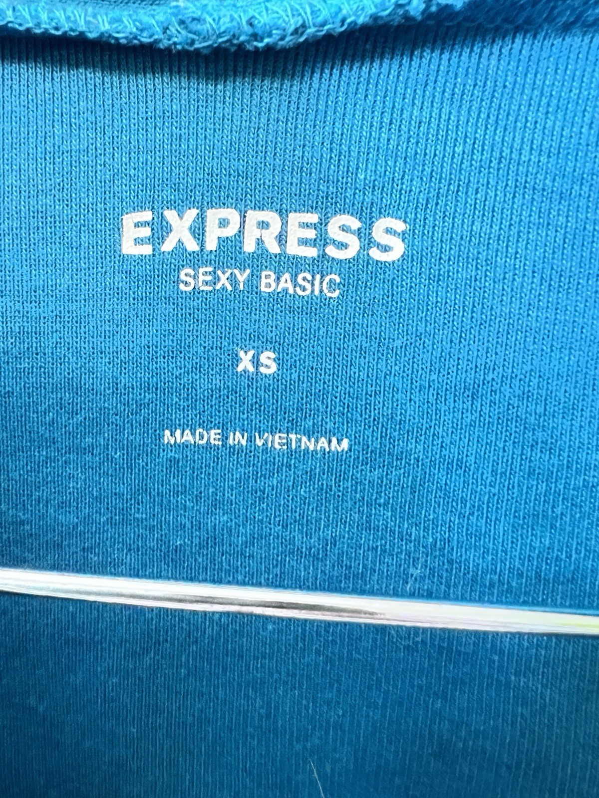 Express Y2K Sequin Deep V- Neck Sexy Basic Top Wo… - image 6