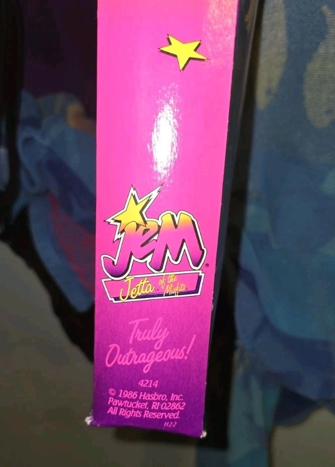  Hasbro 1986 ORIG 80s Jetta Misfits Jem Hologramas 12.5" Muñeca Con Caja LEER Foto 3 de 3