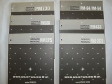 ORIGINAL SET OF 6 MARANTZ PM730 64 300 433 325 3020 SERVICE MANUALS NICE