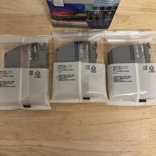 New Genuine Brother LC401 Black Cyan Magenta 3 Pack Ink Cartridges Box 01/29