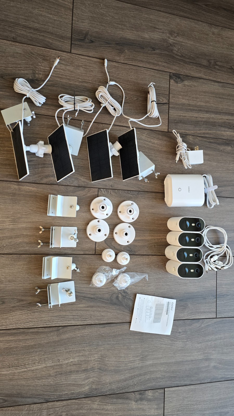 AOSU Solar Camera Security Outdoor - 3K/5MP Security Cameras Wireless