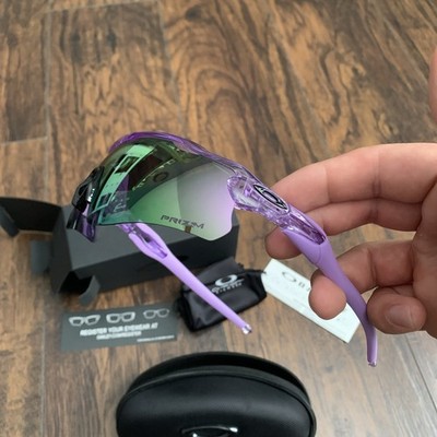 NEW Oakley Radar EV Path Purple Frame Clear PRIZM Sunglasses OO9208