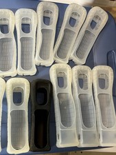 LOT 15 Clear Official OEM Nintendo Wii Wii U Gel Skin Remote Wiimote Covers OEM