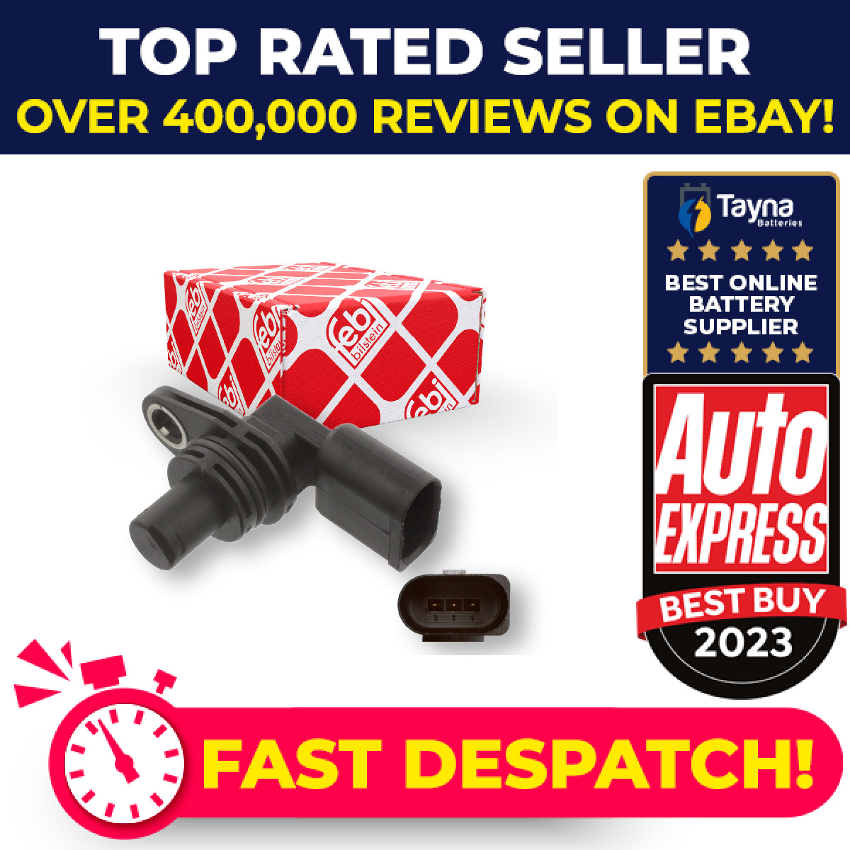 Camshaft Position Sensor fits AUDI A2 8Z0 1.4 00 to 05 036907601 036907601B Febi