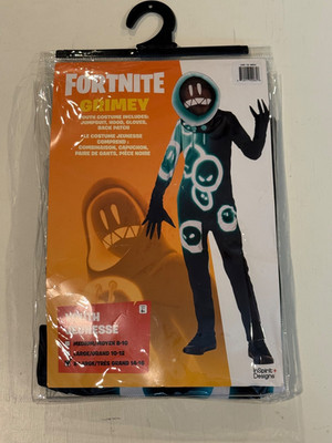 Fortnite Grimey Youth Costume InSpirit Designs Size X-Large 14-16 Halloween Epic