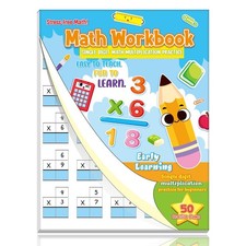 Single Digit Multiplication Math Workbook Beginners Grades 2-3 Practice