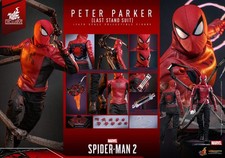 US Hot Toys VGM71 Marvel's Spider-Man 2 Peter Parker Last Stand Suit 1 6 Figure