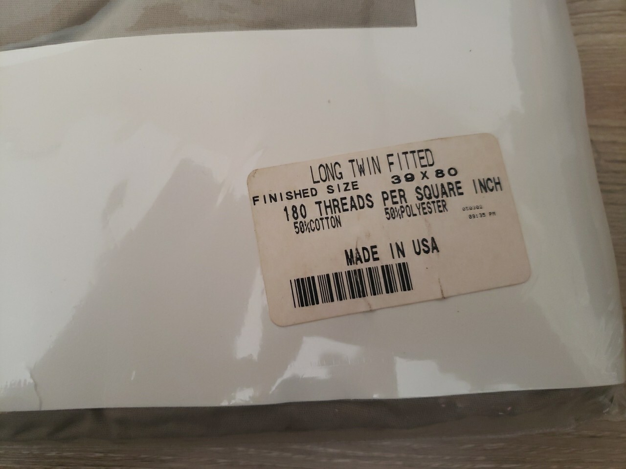 Vintage 2 Sets Utica Long Twin Fitted Sheet USA Tan 39×80 Falak