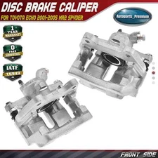 2x Brake Caliper with Bracket for Toyota Echo 2001-2005 MR2 Spyder 2000-2005
