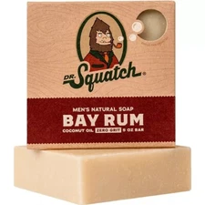 Dr. Squatch All Natural Bar Soap for Men with Zero Grit, Bay Rum  No Longer Made