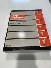 1992 Pontiac Trans Sport Factory Service Repair Manual