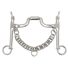 Myler Bits Myler Weymouth NRRW Low Port Barrel Bit 43LP