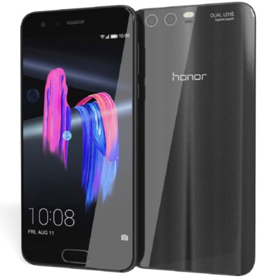 Huawei Honor 9 Dual Sim STF-L09 64GB Smartphone Midnight Black Neu OVP geöffnet
